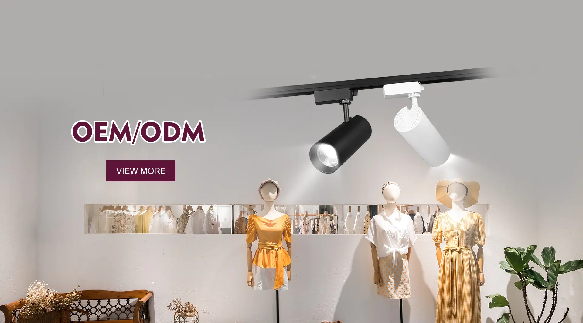 Fresnel Lens Track Spotlight fabricant